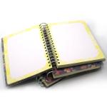 Frosted Spiral Notebook Printing Plastic Cover Bound Diray Custom 65C