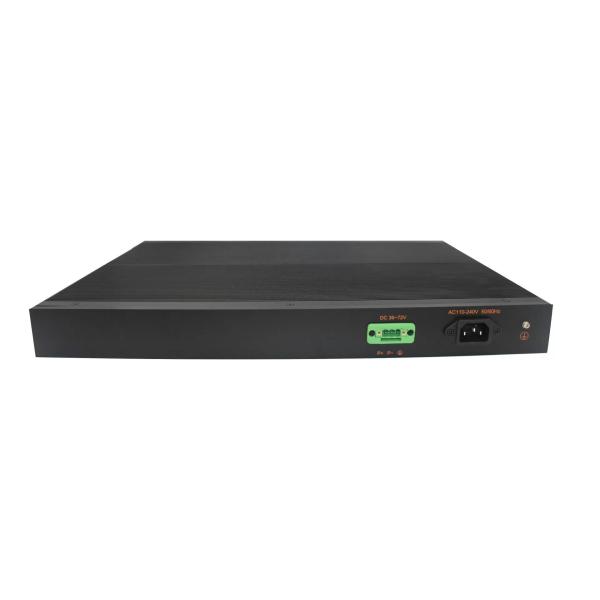 1U RACK Management Industrial 24x10/100/1000BASE-TX POE+4Combo SFP/RJ45+1xConsole port Network POE Ethernet Switch