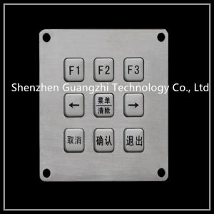 Wireless Bluetooth Industrial Numeric Keypad Ss 9 Key Counterbore Installation
