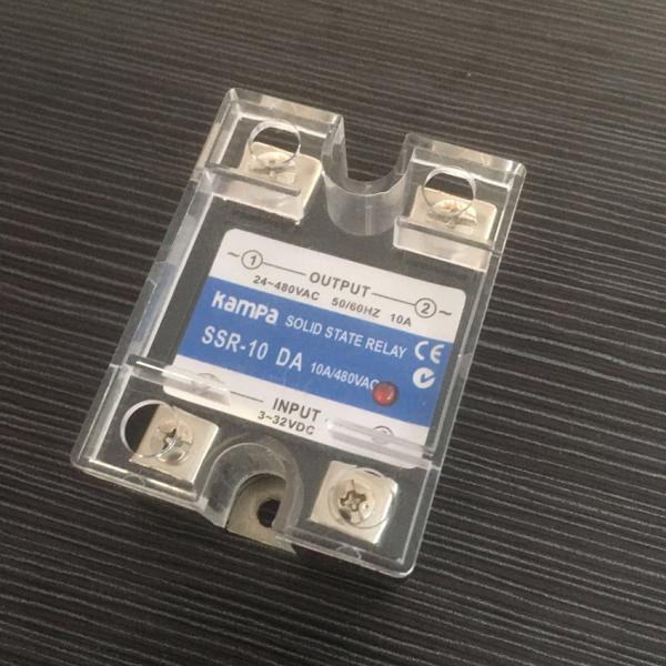 Single Phase SSR Relay 10A Relay 3-32VDC High Quality SSR-10DA 10A DC to AC 380V AC Solid State Relay (SSR-DA)