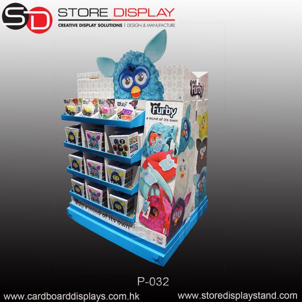 Quality Large corrugated cardboard free standing display unit (FSDU) for Children toys for sale