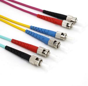 Buy cheap ST TO ST Fiber Patch Cable 7m Multimode Patch Cord OM4 OM3 product