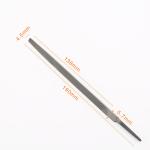 Extra-Slim Taper Triangle Machinist Files with Customized Tooth Cutting