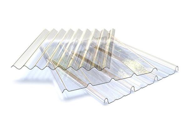 Quality Harmless Transparent Polycarbonate Roof Tiles Explosionproof Nontoxic for sale