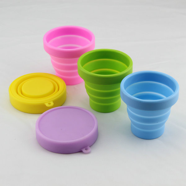 2013 newest fashionable/sport/travel camping silicone foldable cup