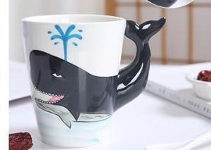 Buy cheap Hotel Whale High Temperature Handmade Ceramic Travel Mug product