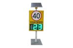 24GHz Portable Solar Speed Radar for LED Traffic Detector and Speed Limit