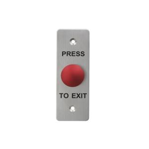 Buy cheap Durable 304 Stainless Steel Exit Button , Flat Mushroom Switch Push Button For Access Control product