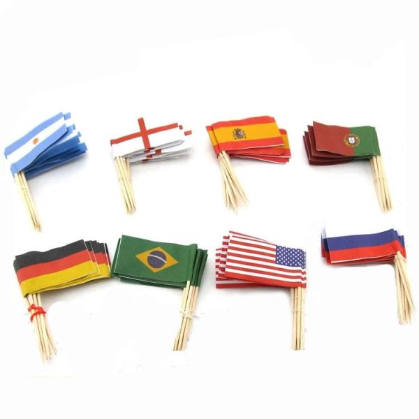 Quality Muffin Toothpick Flag Sticks Paper Cupcake Topper for sale
