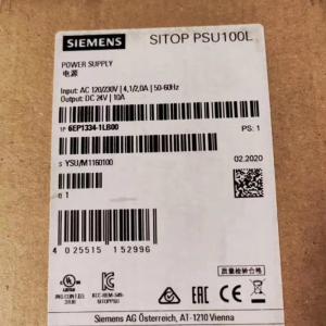 SIEMENS	6EP1334-1LB00 SITOP PSU100L 24 V/10 A Stabilized power supply input: 120/230 V AC, output: DC 24 V/10 A