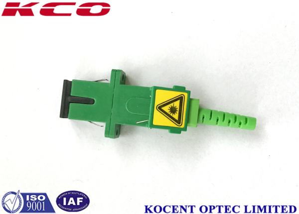 Quality Automatic Dusty Cap Fiber Connector Adapters , Fiber Optic Adaptors 0.2dB Telecom Grade for sale