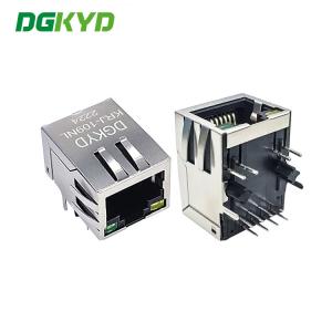 China 10/100 BASE RJ45 With Integrated Magnetics Ethernet Connector Surface Mount on sale