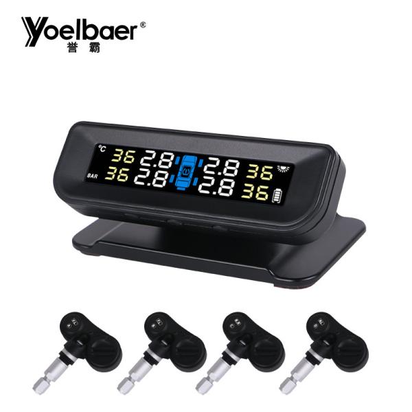 Quality Smart Tyre Pressure Measurement System 433mhz Wireless TPMS Car Safe Driving for sale