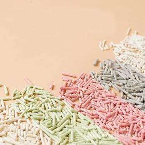 Low Tracking Flushing Cat Litter High Absorption Biodegradable Kitty Litter