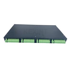 KEXINT 4 X 8 SC APC Fiber Optic PLC Splitter 1U ODF 19 Inch Rack Fiber Optic Patch Panel