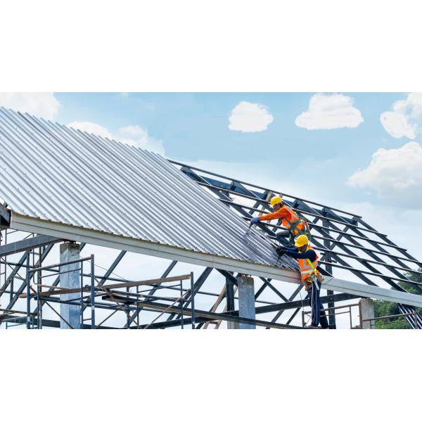 S350GD AZ150 Golden AFP Galvalume Steel GL 55% Aluzinc Steel Roof Panels Stone Coated Tiles Villa Roof ASTM A792M S350GD