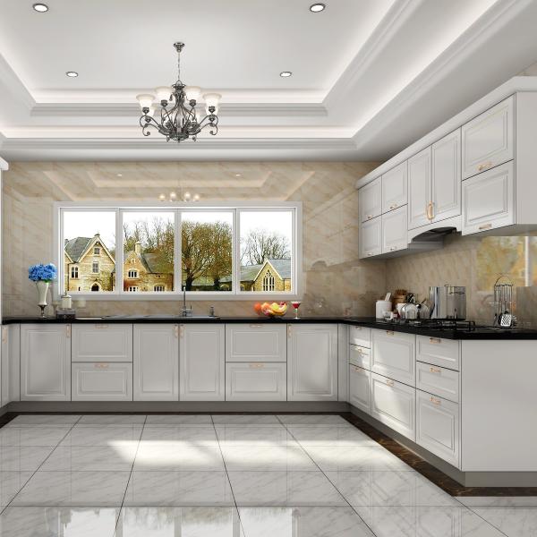 Quality Modern Kitchen Furniture Customized Durable Faucet Wall Cabinets Lacquer for sale