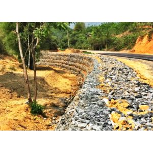ISO9001 River Control Golfan Coated Rock Filled Gabions