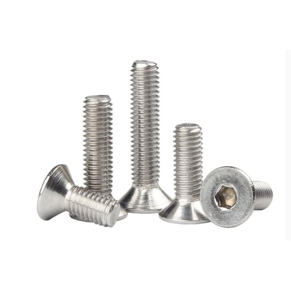 Hex Socket Flat Countersunk Head Cap Screw DIN7991 , Metric Tread Type
