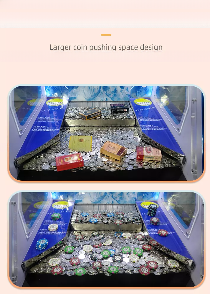Customized Single Player Coin Pusher Game Machine W600*D830*H1450mm