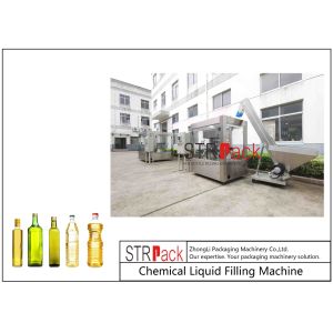 Automatic Edible Oil Rotary Monoblock Filling Capping Machine 8000bph 100ml -