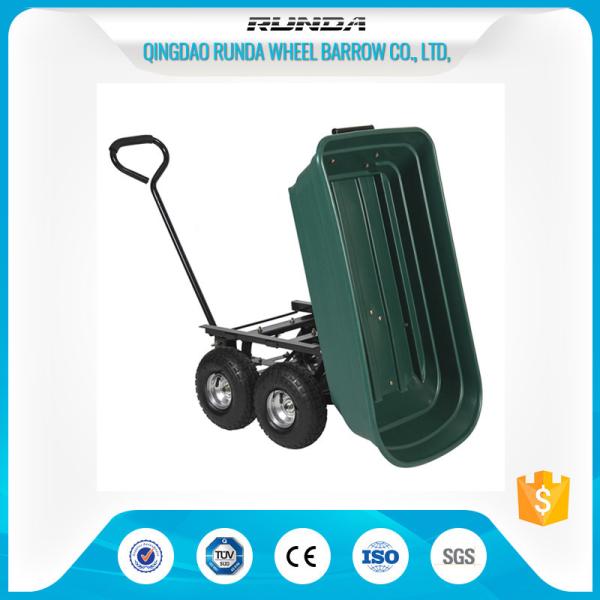 Quality Landscape Utility Garden Mesh Cart Platform Structure 150kgs Load For Yard Waste for sale