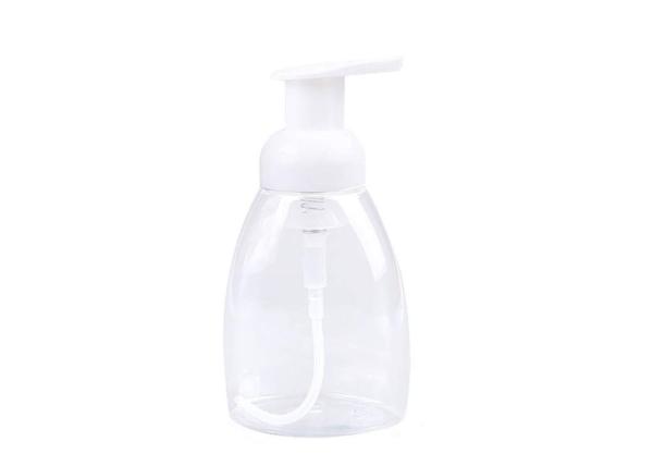 Quality Daily Use Plastic Cosmetic Bottles White Pump Foaming Soap Bottle for sale
