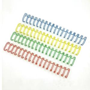 Buy cheap 45sheets A4 3:1 Double Loop Binding , 1/4'' Colorful Twin Wire Binding product