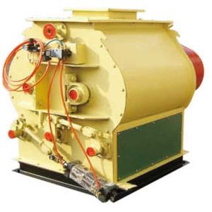 China SSHJ250 Double Shaft Batch Animal Feed Mixer 18.5KW Cow Feed Mixer on sale