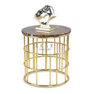 Buy cheap New Modern Metal Base Round End Table Small product