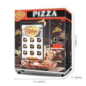 China Automated SDK Pizza Vending Machine Metal Plate Construction 4000W Power on sale