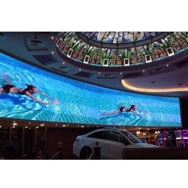 Quality Indoor Soft Flexible LED Display durable Soft Rubber Module Full Color Indoor for sale