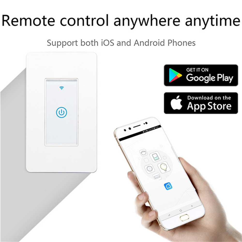 Wireless WiFi Smart Boiler Switch Water Heater Switch Tuya APP Remote Control Amazon Alexa Google Home Voice Control