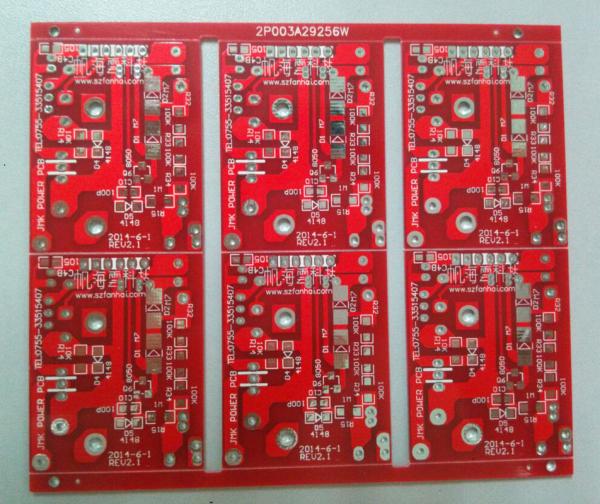 Quality RED Solder Mask HASL Lead Free Prototypre PCB Board White Silkscreen with RoHs and UL for sale