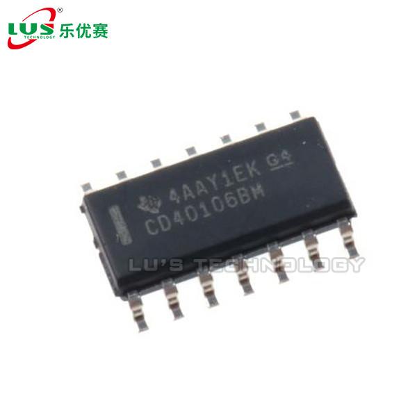 Quality SOP14 Logic Semiconductor Ic CD40106 SMT CD40106BM Inverters for sale