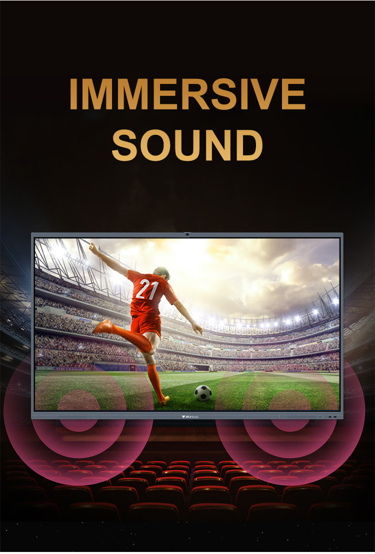 100'' Digital Interactive Board Smart Digital IR Whiteboard Interactive Display Stand For Meeting