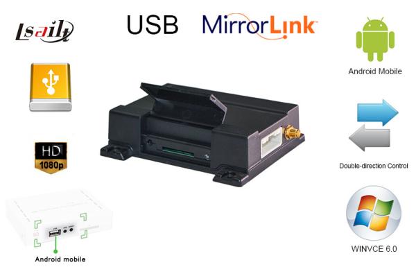 Quality RGB Mirror Link Interface 800X480 HVGA 800MHZ 1GHZ For Pioneer / Alpine / Kenwood for sale
