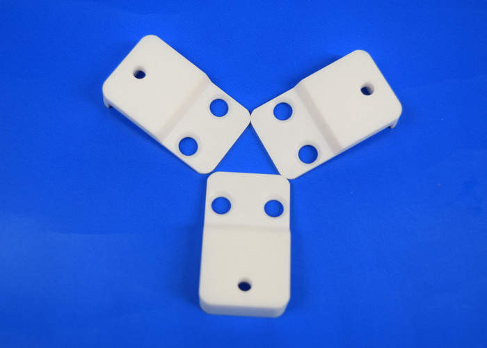 Machinable Zirconia Ceramic Engine Block , Custom White Ceramic Insulators