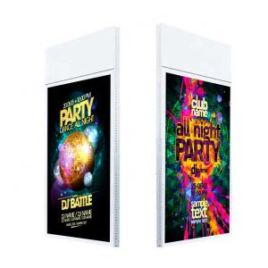 Buy cheap Hanging double sided lcd advertising screen with remote control software product