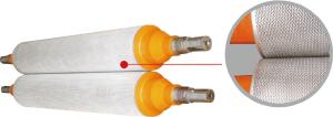 Steel Embossing Roller For Decorative Materials , Line Speed 0 ~ 800m/min