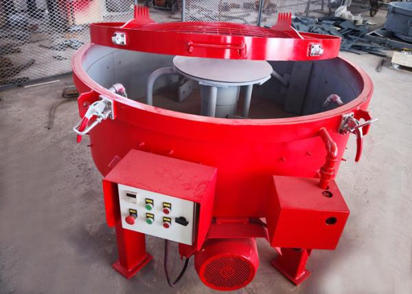 Quality Red Refractory Mixer Machine Mt250 5 Scraper Fast Discharging Speed Quick Mixing for sale