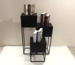 Simple Style Shop Window Display Shelves / Window Display Rack With Metal Frame