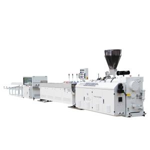 PVC Conduit Pipe Making Machine Four stations output 14tons With Full Automatic Packaging