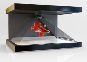 55 Virtual Hologram Pyramid Advertising Player Holographic Display 110-240V