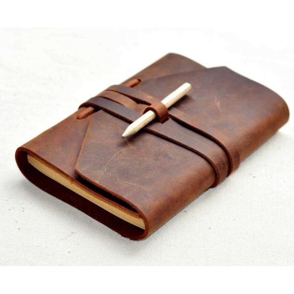 Exquisite Legacy Leather Bound Travel Journal 400 Pages Gift Box Packaging