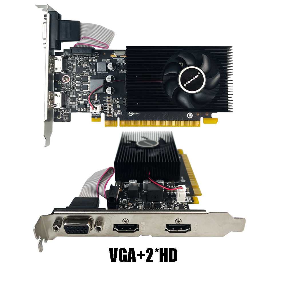 PCWINAMX GeForce GT 730K 4GB DDR5 64 Bit 384SP VGA+HD+DVI Output Low Profile Video Graphic Cards