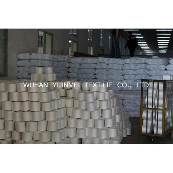 100% Spun Polyester Sewing Thread Yarn On Paper Cones Raw White 50/2 50s/2