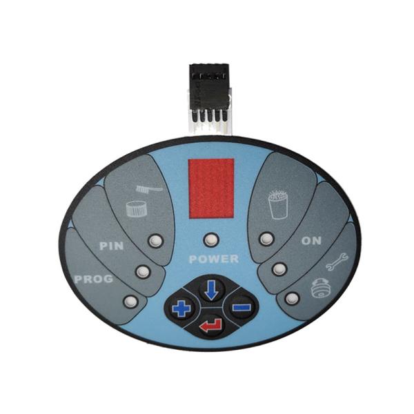 Quality Tactile Embossed Membrane Switch Panel 180mmx110mm for sale