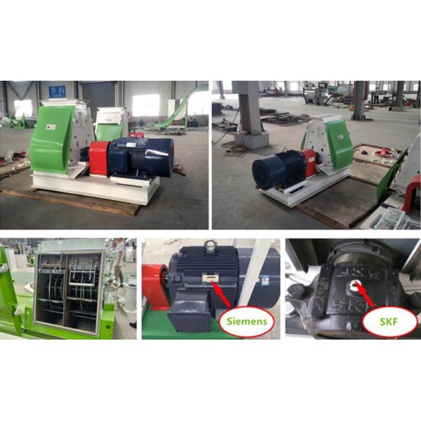 CE Approval Hammer Mill Machine Finess Adjustable Small Scale With Siemens Motor