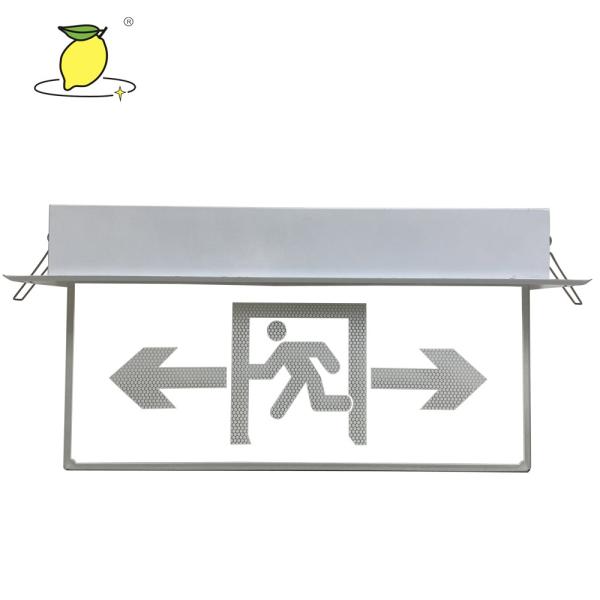 Quality New exit light led Rechargeable led exit sign light led exit emergency sign for sale
